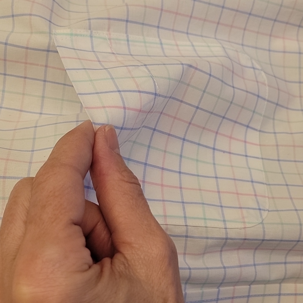Club Room Regular Fit Performance Button-down Long-sleeved Shirt, 15.5 32|33 - Picture 7 of 14
